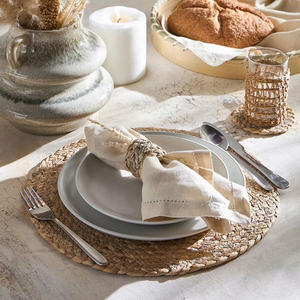 Handwoven Seagrass Napkin Rings Natural Eco-Friendly Tableware <b>Decoration</b> <b>Accessories</b> Made In Vietnam - Product Image 3