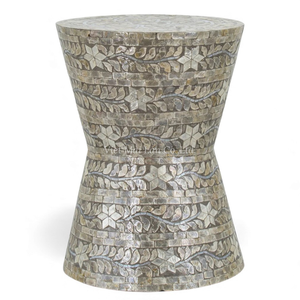 เก้าอี้มุกเปลือกหอยสุดหรู งานฝีมือฝังเปลือกหอย สำหรับตกแต่งบ้านอย่างมีสไตล์ - Product Image 1