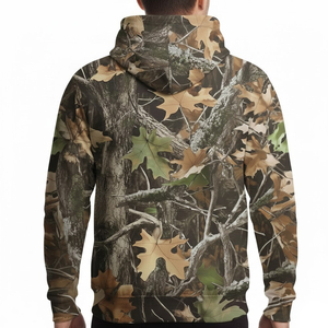 Vente en gros de sweats à capuche de chasse pour hommes de haute qualité, impression numérique d'hiver, respirants et à séchage rapide, sweats à capuche de chasse pour garçons - Product Image 2