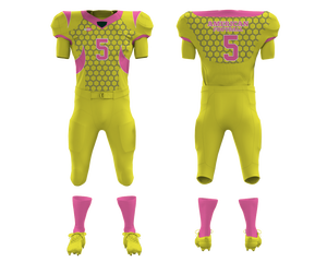 ชุดฟุตบอลอเมริกันสำหรับเด็กเยาวชนชุดเครื่องแบบฟุตบอลดีไซน์แบบซับลิเมชันเต็มแพ็ก - Product Image 1