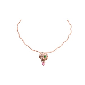 Pendentif en argent sterling 925 avec cristal émeraude Designer Gajaah, pendentif en argent pur avec pierre verte pour femmes pour les occasions spéciales - Product Image 2