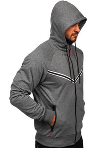Sweat à capuche en molleton de coton bambou pour hommes Streetwear pull à capuche en coton biologique sweats à capuche et sweat-shirts personnalisés pour hommes - Product Image 3
