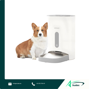 Sudex FH-A05 4.5L Smart Pet <b>Feeder</b> 1080P HD Camera Night Vision WiFi App <b>Timed</b> Portion Control <b>Cat</b> Dog Food Dispenser Live View - Product Image 1