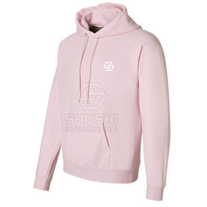 Sudaderas con capucha transpirables ecológicas de algodón 100% sólido de invierno para hombre de alta calidad, logotipo y diseño personalizados, tallas bajas de MOQ para adultos - Product Image 3