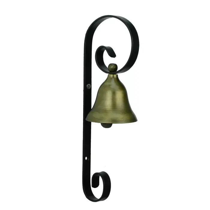 Gusseisen Logan Dinner Bell mit Halterung Dinner Bell Selling Costmized Bell Nautische Wand Vintage Dekor Anker hängen