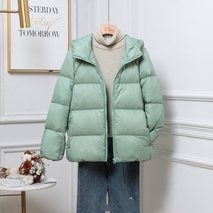 Veste matelassée élégante et légère à col montant, finition satinée brillante, manteau d'hiver chaud, mode haut de gamme, brillant - Product Image 6