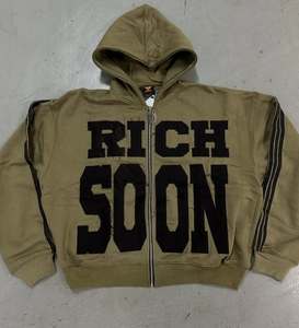 Sudadera con Capucha de Otoño para Hombre, Nueva Moda, Bordada, 100% Algodón, Logotipo Personalizado, Marca Privada, Alta Calidad, Resistente al Viento y Transpirable - Product Image 5