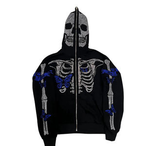 Sudadera con capucha para hombre con cremallera completa para venta en línea Diseño de servicio OEM Sudadera con capucha ligera para hombre con cremallera completa - Product Image 1