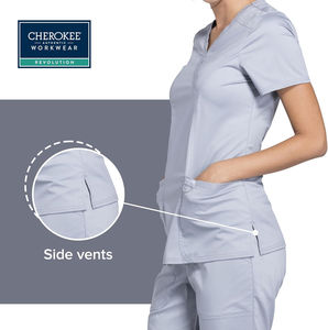 Ensembles de gommages hospitaliers modernes pour médecins infirmières uniformes médicaux Logo personnalisé vente en gros ensemble de gommage de jogging en coton grande taille - Product Image 5