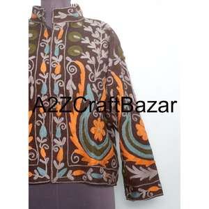 Chaqueta Corta Étnica Bordada Unisex al por Mayor, Abrigo de Otoño con Estilo Tradicional para Chicas y Mujeres - Product Image 2