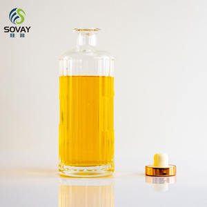 Venta caliente de lujo personalizado 350ml 500ml 700ml 750ml 1000ml Ron Vodka Whisk3y <span class=keywords><strong>licor</strong></span> <span class=keywords><strong>Gin</strong></span> a Garrafa La Spirit botella de vidrio - Product Image 2