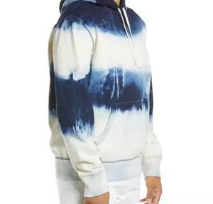 Beaux sweats à capuche délavés au soleil à la mode doux et lisse confortable séchage rapide vêtements de rue anti-rétrécissement tendance hommes sweat à capuche et bas quantité minimale de commande - Product Image 4