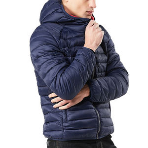 Chaqueta de Invierno Acolchada con Capucha para Hombre, Estilo Urbano, con Logotipo Frontal Personalizable, Precio al por Mayor - Product Image 2