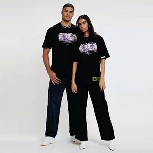 OEM venta al por mayor de alta calidad de los hombres de estilo Hip Hop Street suelta Camiseta de algodón-Directo de fábrica - Product Image 2