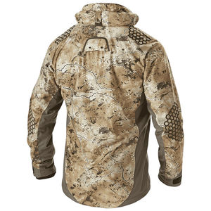 Service OEM Combinaison de chasse Imprimé animal Toile Manches longues Fermeture éclair à capuche Coupe-vent pour hommes - Product Image 3
