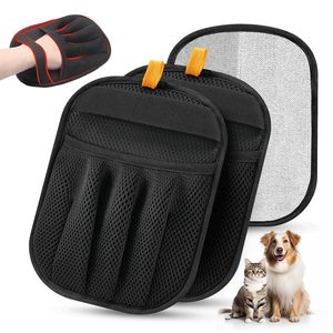 قفاز إزالة شعر الحيوانات الأليفة المطور بخمسة أصابع، قفازات كهروستاتيكية قابلة لإعادة الاستخدام، فرشاة سحرية لإزالة شعر الحيوانات الأليفة - Product Image 1