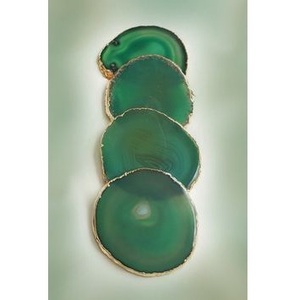 ที่รองแก้วอีพอกซีเรซินสไตล์ Geode สำหรับตกแต่งโต๊ะและเป็นของขวัญ - Product Image 6