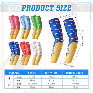 Compresión personalizada protección solar brazo manga ropa deportiva Popular personalizado Unisex deportes al aire libre ciclismo brazo mangas 500 Uds - Product Image 2