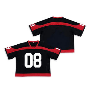 Jersey de fútbol de fabricación profesional, camiseta de fútbol de cuello redondo de tendencia superior de varios colores, camiseta de fútbol única Regular - Product Image 1