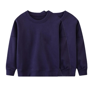 Ropa para Niños, Sudadera con Capucha para Niños Pequeños con Logotipo Personalizado, Color Azul Marino, Sudadera Holgada de Algodón y Felpa para Niños 2026 - Product Image 6