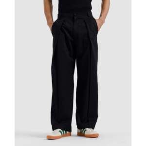 Pantalon unisexe en tissu premium – Coupe ample et décontractée, plissé, motif droit, coutures renforcées, personnalisable OEM, vente en gros - Product Image 2