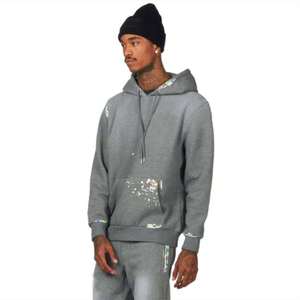 High Quality Custom logo Cotton Heavyweight <b>Fleece</b> Stock Blank Oversized Plus Size <b>Men</b> <b>Hoodies</b> - Product Image 5