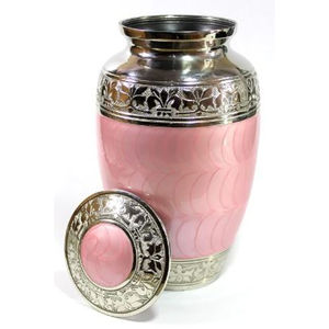 Urnas de cremación para adultos de primera calidad, urnas de Color plateado y rosa, cenizas para adultos, urna de cenizas tradicional para servicios de entierro - Product Image 4