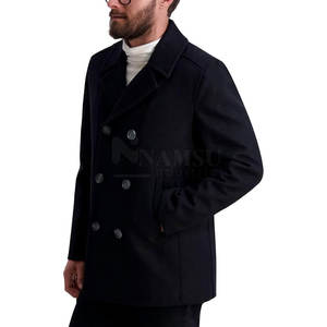 Chaqueta de lana para hombre hecha a medida de gran tamaño más vendida Chaqueta de lana para hombre de precio barato de último diseño - Product Image 2