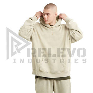 เสื้อมีฮู้ดสำหรับผู้ชายผ้าคอตตอน100% ระบายอากาศได้ดีมีฮู้ดสำหรับผู้ชายผ้าเปียกเปียกเปียกแห้งเร็วแบบเรียบ - Product Image 4