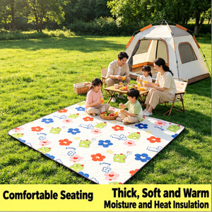 Tapis de pique-nique à structure renforcée pour les pique-niques au parc, les sièges de <span class=keywords><strong>camping</strong></span> et les activités familiales en plein air - Product Image 3