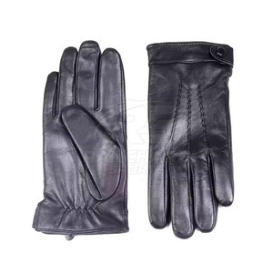 Premium Leather <b>Gloves</b> Men Winter Soft Warm Eco-Friendly <b>Touchscreen</b> Outdoor Casual Stylish Comfortable Protective Hand Gear - Product Image 2
