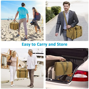 カスタムシック600DオックスフォードソフトTPU母乳クーラーサーマルバッグ、ショルダーストラップ付き大型断熱ワインクーラーバッグ食品用 - Product Image 3