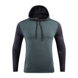 Wholesale Athletic Men Women Regular Sleeve Workout Hoodies Custom Logo Fitness Wears Men Gym Hoodies - Product Image 4