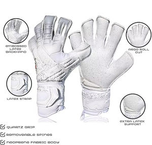 Gants de gardien de but de football avec protection des doigts Gants de gardien de but Gants de football en latex - Product Image 2
