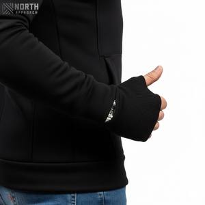 Épais lourd blanc à capuche goutte épaule hommes sweat 500 460 400 Gsm Logo personnalisé français éponge lourd surdimensionné à capuche - Product Image 3