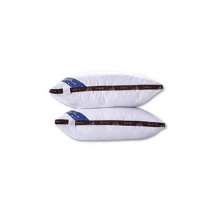 OEM ODM Hotel almohada de algodón compresible tipo cuello Diseño a rayas FÁBRICA DE Vietnam entrega a granel precios al por mayor - Product Image 5