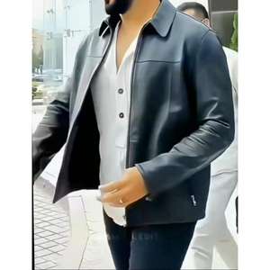 Hecho EN LA India, colección de telas únicas modernas, chaqueta de invierno de lona de cuero puro, hecho a mano, personalizado, superventas, de lujo, a prueba de aire - Product Image 2