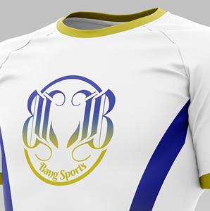 เสื้อยืดรัดรูปสำหรับผู้ชายเสื้อออกกำลังกายระบายอากาศได้ - Product Image 4