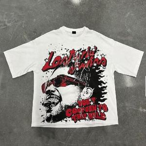 เสื้อยืดโอเวอร์ไซส์ทรงสลิมฟิตผ้าคอตตอนคุณภาพสูง พิมพ์ลายคุณภาพดี เสื้อยืดผู้ชาย เสื้อยืดสั่งทำ - Product Image 6