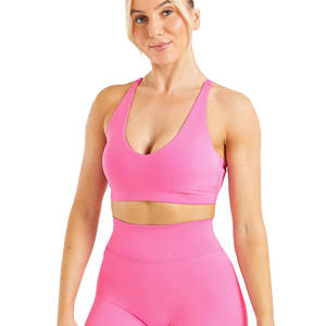 Sujetador deportivo de gimnasio para mujer de alta calidad para Fitness Yoga Running Sujetador elástico de entrenamiento transpirable en estilo informal - Product Image 1