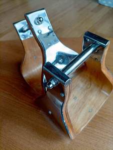 Equipo de equitación personalizado de calidad superior-Estribos de madera cubiertos de acero inoxidable Estribo de seguridad para caballos - Product Image 2