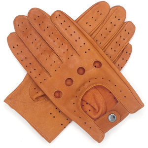 Gants de conduite en cuir sur mesure - Légers, antidérapants, compatibles avec les écrans tactiles, pour une utilisation en extérieur et en cyclisme, bracelet de poignet réglable - Product Image 4