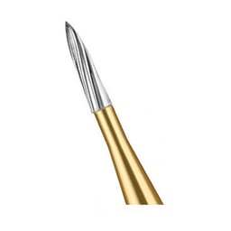 TriRockDental FG # 7903 Fraise à 12 lames en métal T&F, alimentation électrique à turbine, certifiée CE, 500 tr/min, lot de 10 - Product Image 1