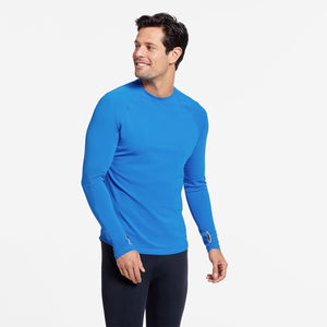 High Quality Custom Logo Men's Rash Guard Sportswear Long Sleeves Breathable and Stylish <b>Swimming</b> <b>Clothing</b> Made in Pakistan - Product Image 2