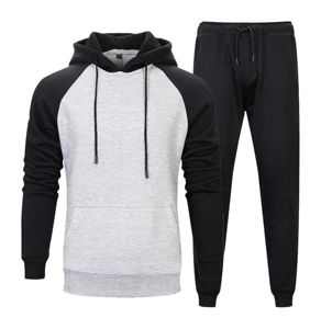 Ensembles de survêtements et sweats à capuche personnalisés 2026 – Combinaison rouge et noire pour hommes avec votre propre design pour l'hiver - Product Image 3
