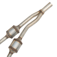 Catalyseur d'échappement économique pour voiture, convertisseur catalytique à trois voies, montage direct, en acier inoxydable, norme d'émission Euro IV, garantie 1 an