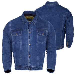 Ropa deportiva personalizada para hombre, chaqueta vaquera duradera y elegante de talla grande, pantalones vaqueros resistentes informales para motocicleta, camionero, ropa informal para montar - Product Image 5