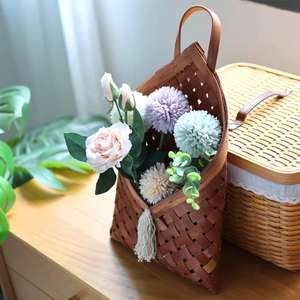 Décoration murale en bois véritable avec fleurs séchées, à fixer au mur, pour diverses occasions : baptême, ramadan, diwali, anniversaire, pâques, remise de diplôme, mariage - Product Image 5