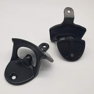 Customizable <b>Logo</b> Modern Home Entertaining Metal Opener Black-Coated for Functionality and Chic <b>Aesthetics</b> - Product Image 4