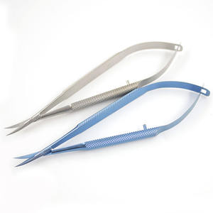 Tijeras Oftálmicas de Aleación de Titanio para Córnea, Instrumentos Quirúrgicos, Tijeras Vanna de amrid surgical - Product Image 4